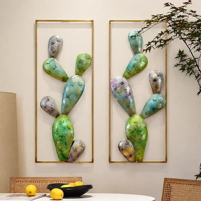 3D Wrought Iron Wall Art Pendant Metal Hanging Ornament Living Room Dining Room Home Decor