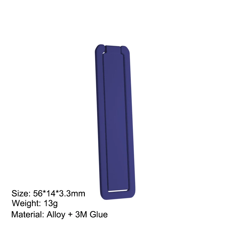 Ultra Thin Mini Metal Fold Mobile Phone Stand Alloy Invisible Portable Foldable Stand for iPhone Samsung Xiaomi Ring Kickstand