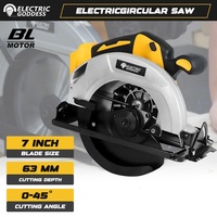 5000R/MIN 7’ Cordless Circular Chainsaw Professional Woodworking Chainsaw 45 Degree Angle Cutting For DEWALT 20V Battery Pin