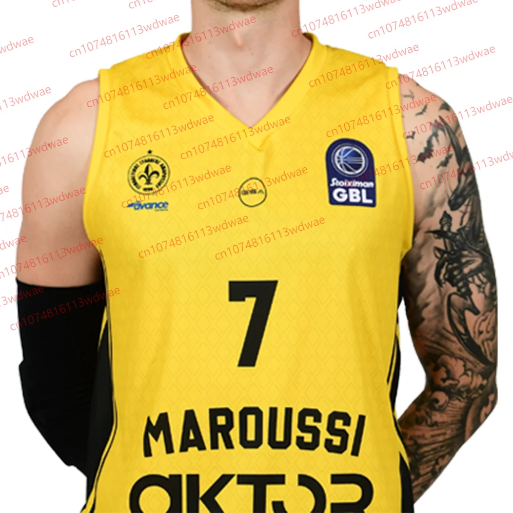 2025 كرة السلة اليونانية جيرسي سريعة الجافة طقم جيرسي رياضيАКСПСБТСБТСВАС 16 كرة السلة جيرسي