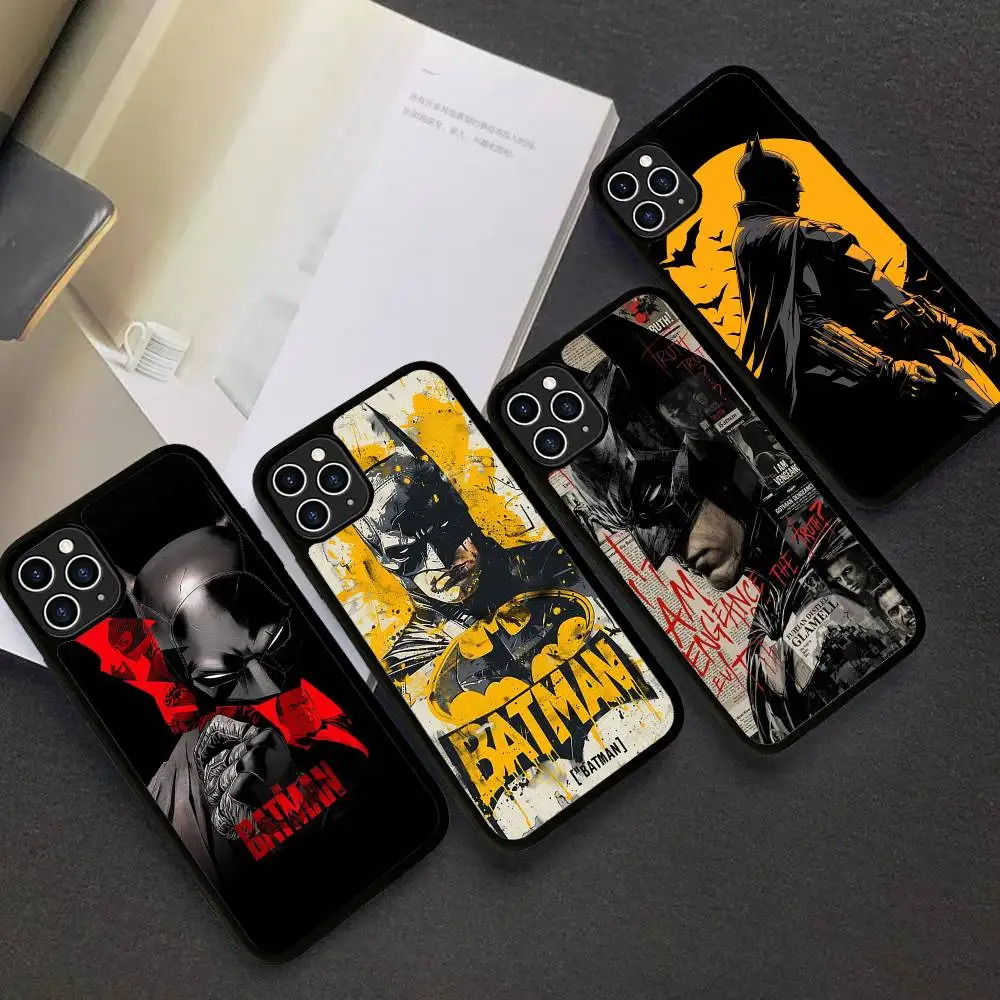 

Classic Hero B-batmanS TV Movie Phone Case Silicone PC+TPU For For IPhone 11 12 13 14 15 16 Plus Pro Max Cover