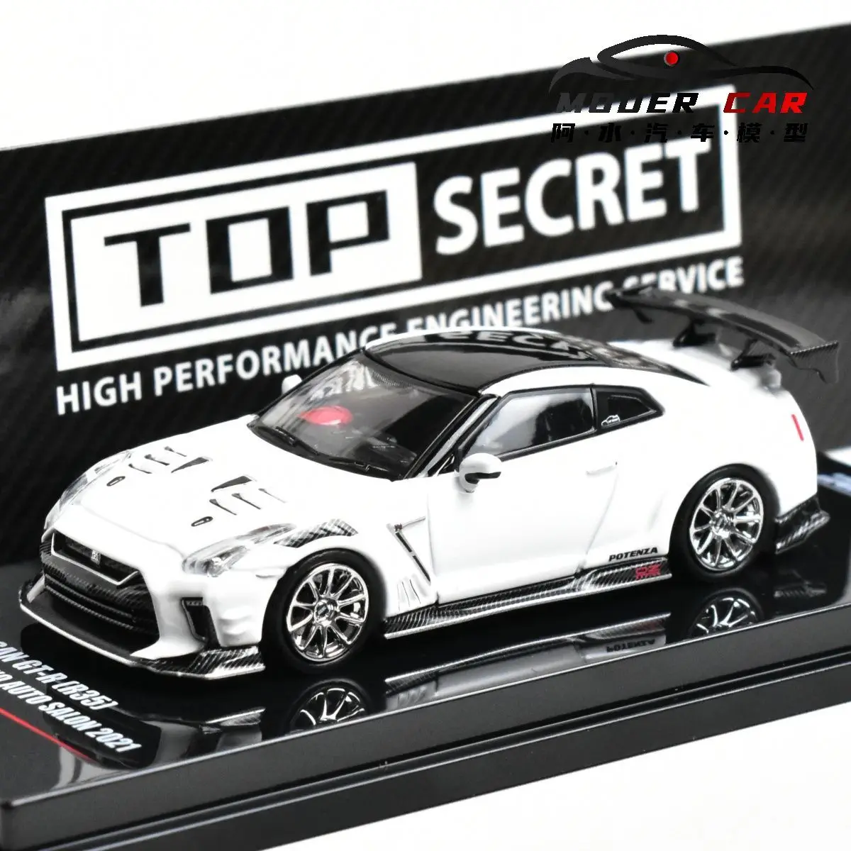 INNO 1:64 GTR R35 TOP Diecast Model Car