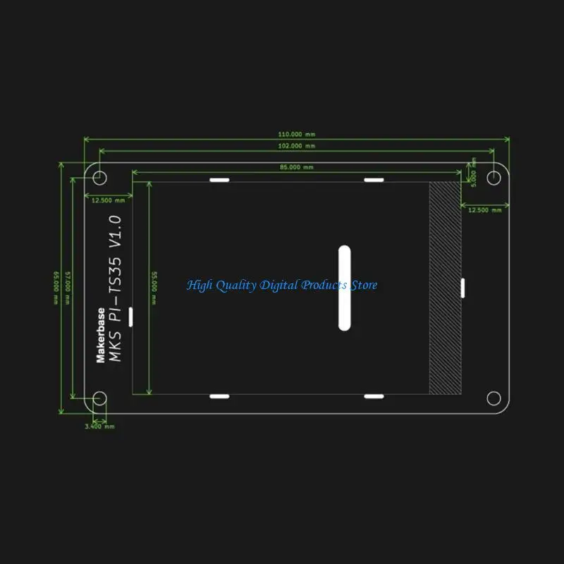 U2JE MKS v1.1 Экран управления PI-TS35 для 3D-матерью Voron 3D