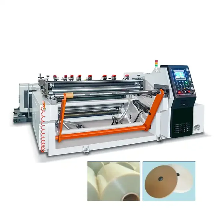 Automatic Jumbo Roll Kraft Paper Rewinding and Slitting Machine Paper Roll Cutter Slitter Rewinder Paper Roll Slitter Machine