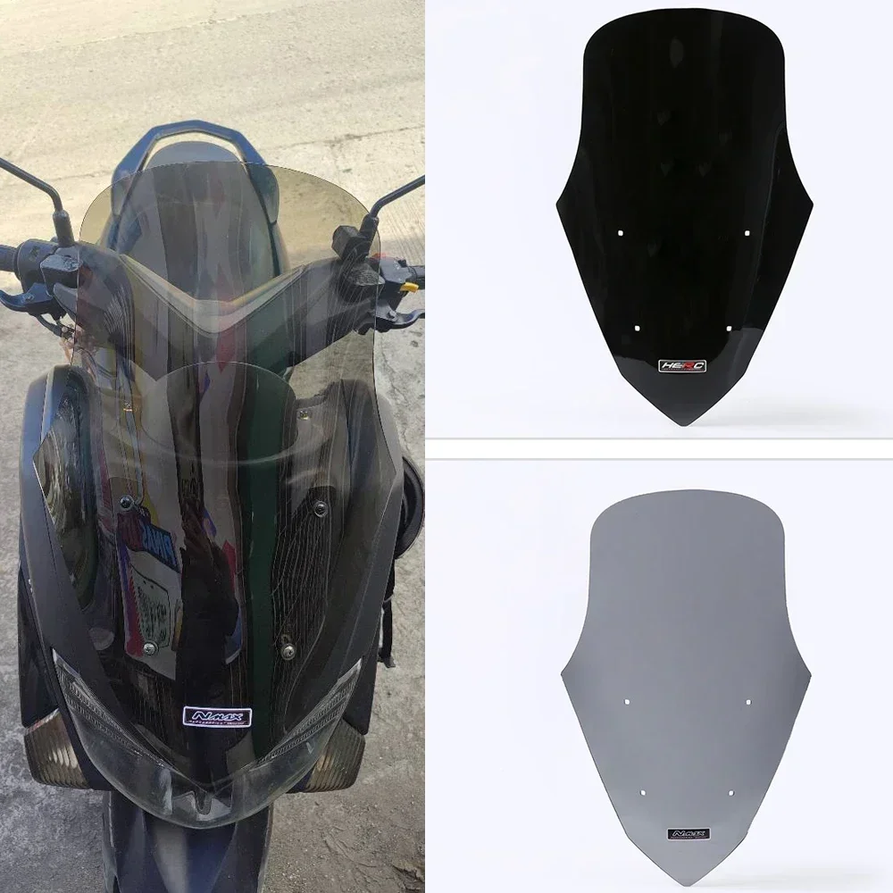 Motorbike Windscreen Windshield Wind Deflector Screen For Yamaha Nmax 125 N-MAX 155 NMAX125 2020 2021 2022 2023 NMAX Accessories