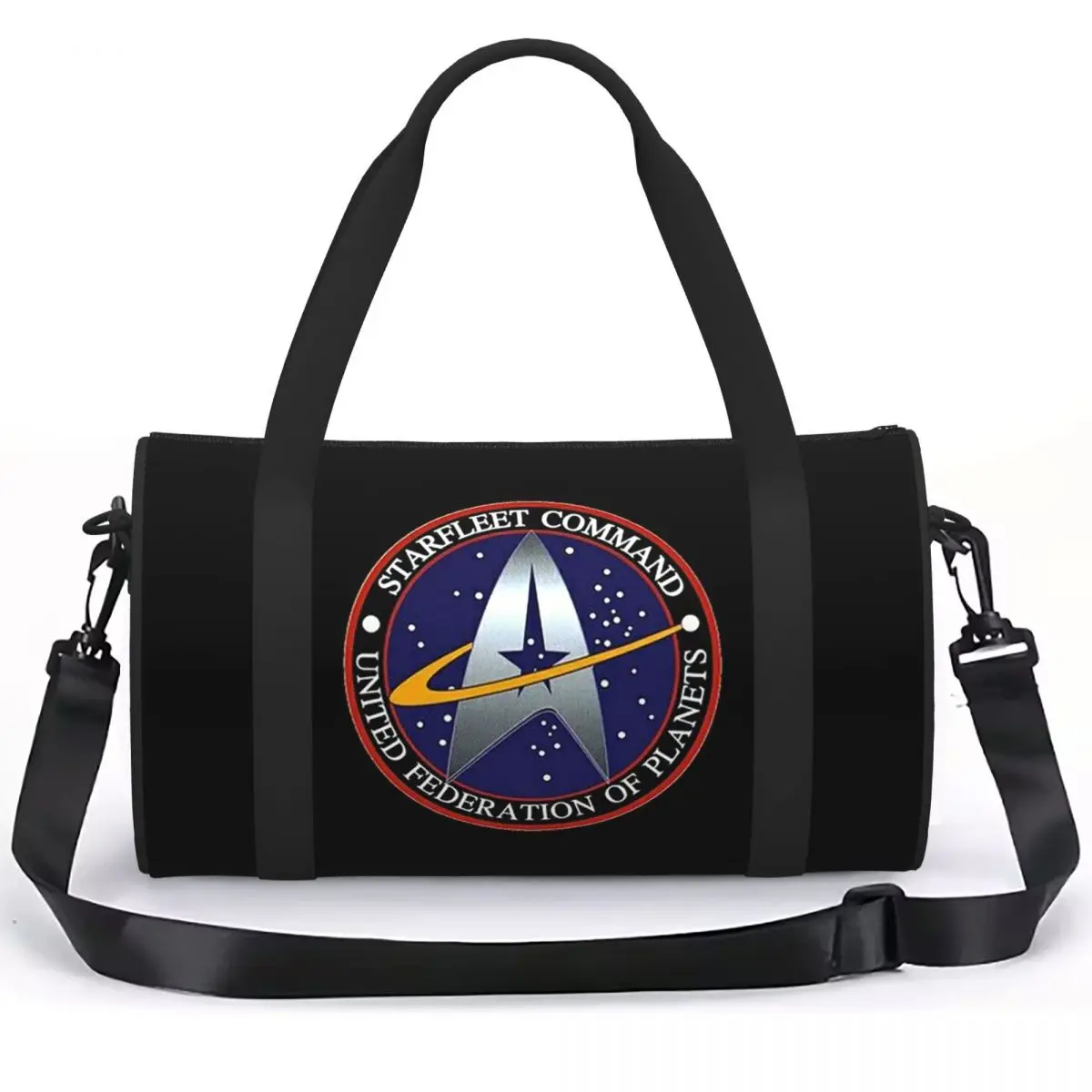 Star Treks Science Fiction TV Series Luggage Bag Multi-Functional Duffle Tote Bag Handbags Gym Bags Fitness Bag for Boys Girls