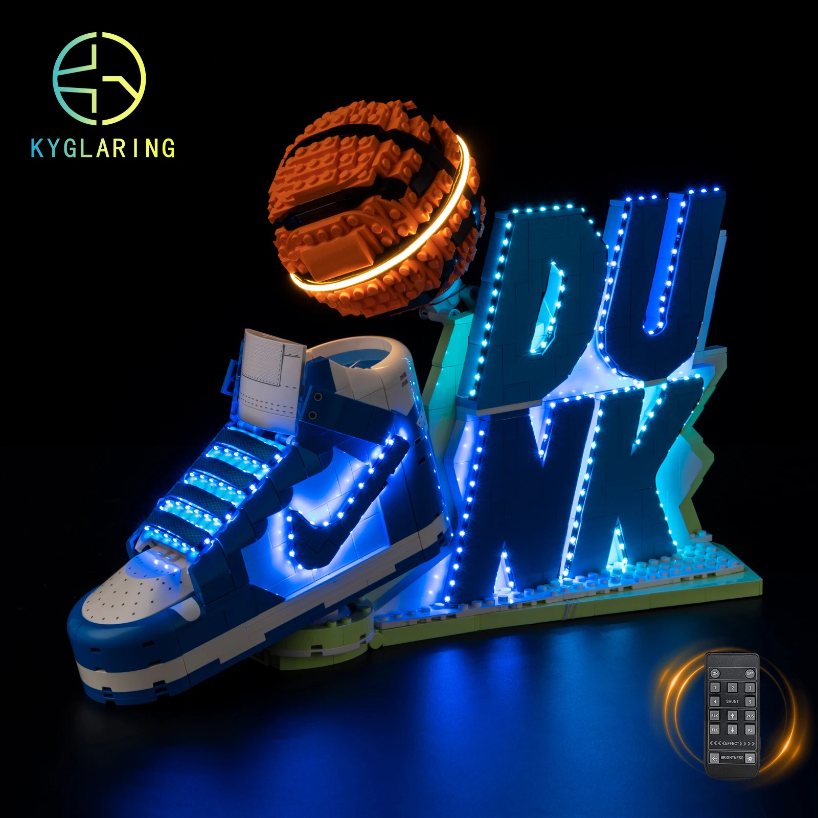 

Kyglaring Led Lighting Set Diy Toys for Nike Dunk Lego Set 43008 Building Blocks (No Model)