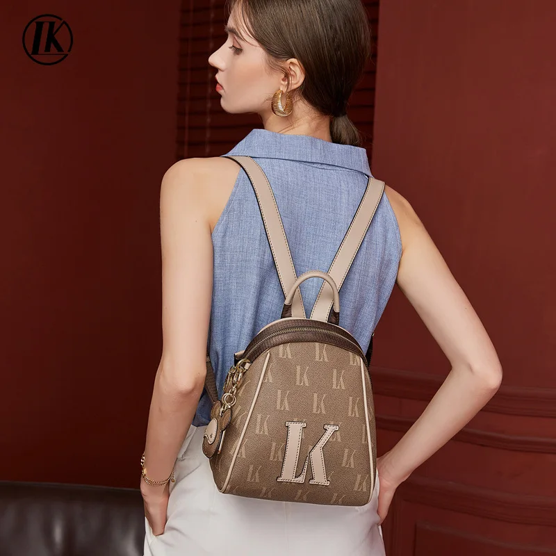 

Genuine Leather Luxury Designer Backpack for Women 2023 New Small Backpack Student School Bag