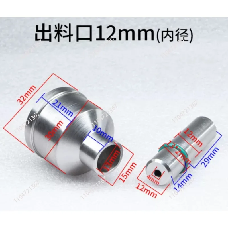 304 Stainless Steel Air-blowing Filling Head Discharge Port Plug, Filling Machine Head Accessories