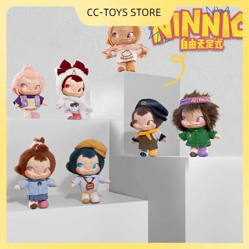 

Подлинная глухая коробка серии Ninnic Wild & Free, модный милый виниловый плюшевый брелок для лица Ninnic, рюкзак, загадочная коробка, декор, подарок на день рождения