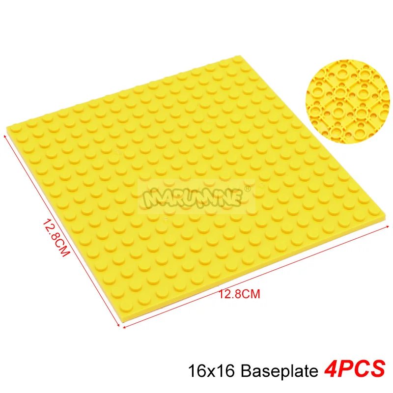 Marumine Bouwstenen Dubbelzijdige Bodemplaat 16x16 91405 Monteren Onderdelen MOC Bricks Grondplaat Idee Huis Bouwbord