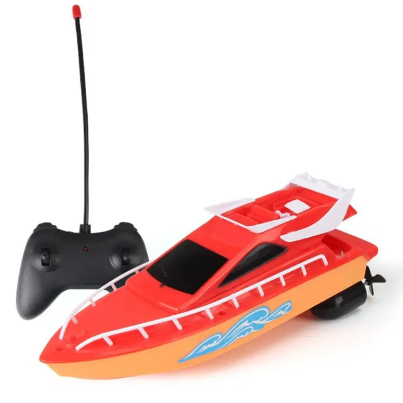 RC Boat High Speed Radio Remote Control Cruises Racing Speedboat Waterproof Electronic Motorboat For Summer Pool Game Kids Gift