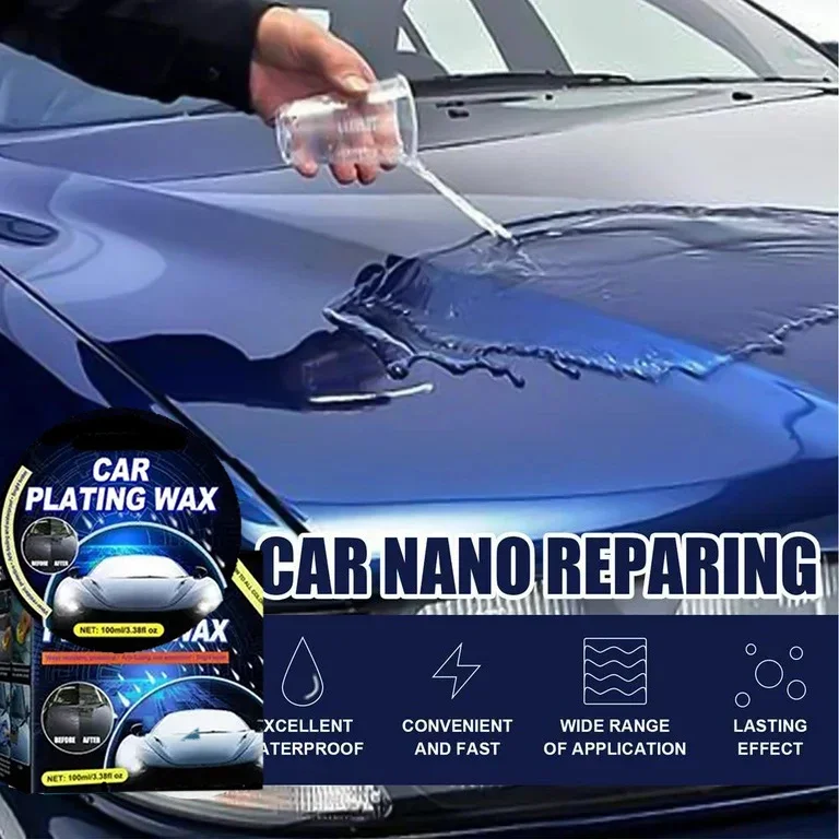 

Car Polish Wax Crystal Plating Ceramic Paint Protection car wax polish cream Hydrophobic Waterless Wax Waterproof Film Coating 8