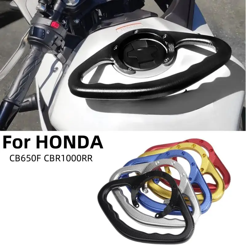 

Motorcycle Rear Passenger Gas Tank Bar Fuel Tank Armrest Grab Bar Handlebar Hand Grip For HONDA CB650F CBR1000RR Accessories