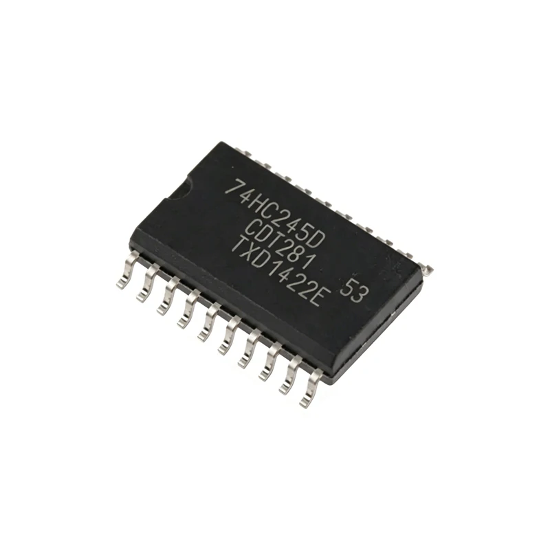10PCS 74HC245D 652 SO-20 Buffer Driver Transceiver Chip Durable Electronic Component for Stable Signal Transmission