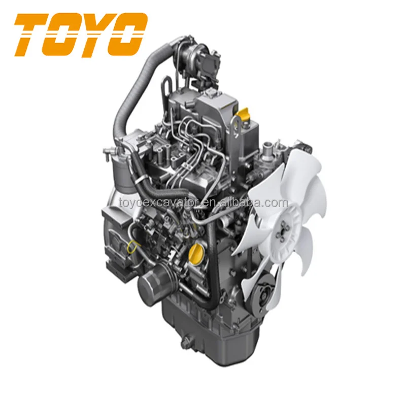 Excavator Parts 3TNV84 3TNE84 4TNV94 4TNE94 4TNV98 4TNE98 3Tnv88 Machine Engine Assembly For Yanmar