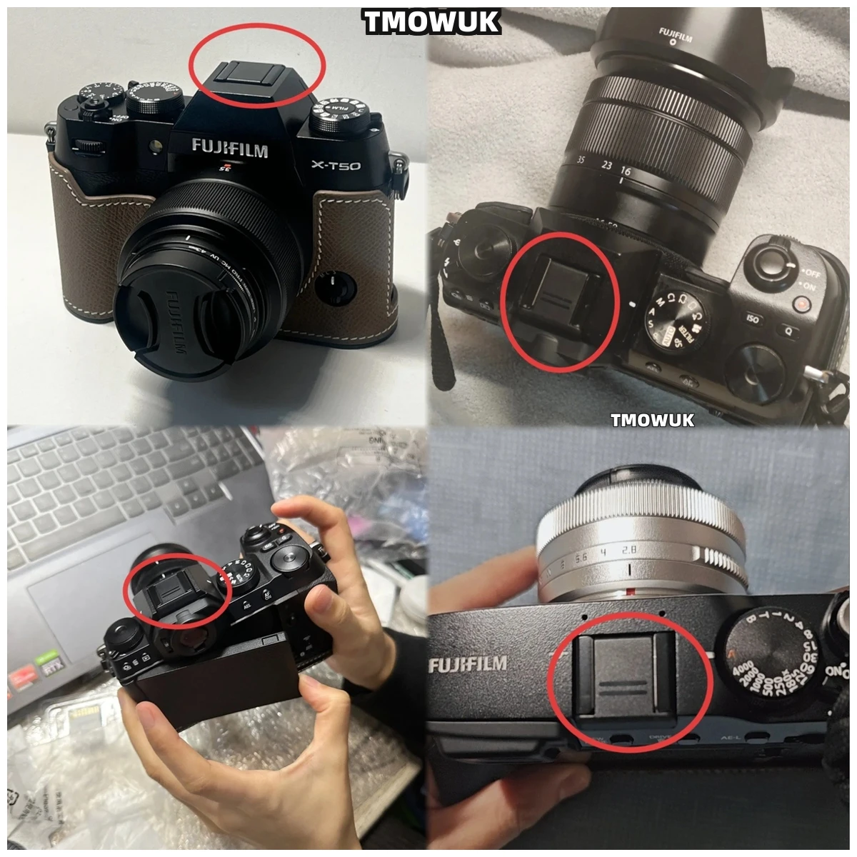 

For Fujifilm GFX100RF X-T5 X-E3 X100V X-T4 X-S10 XA5 X-T200 Hot Shoe Cover Camera Accessories Cap Protector