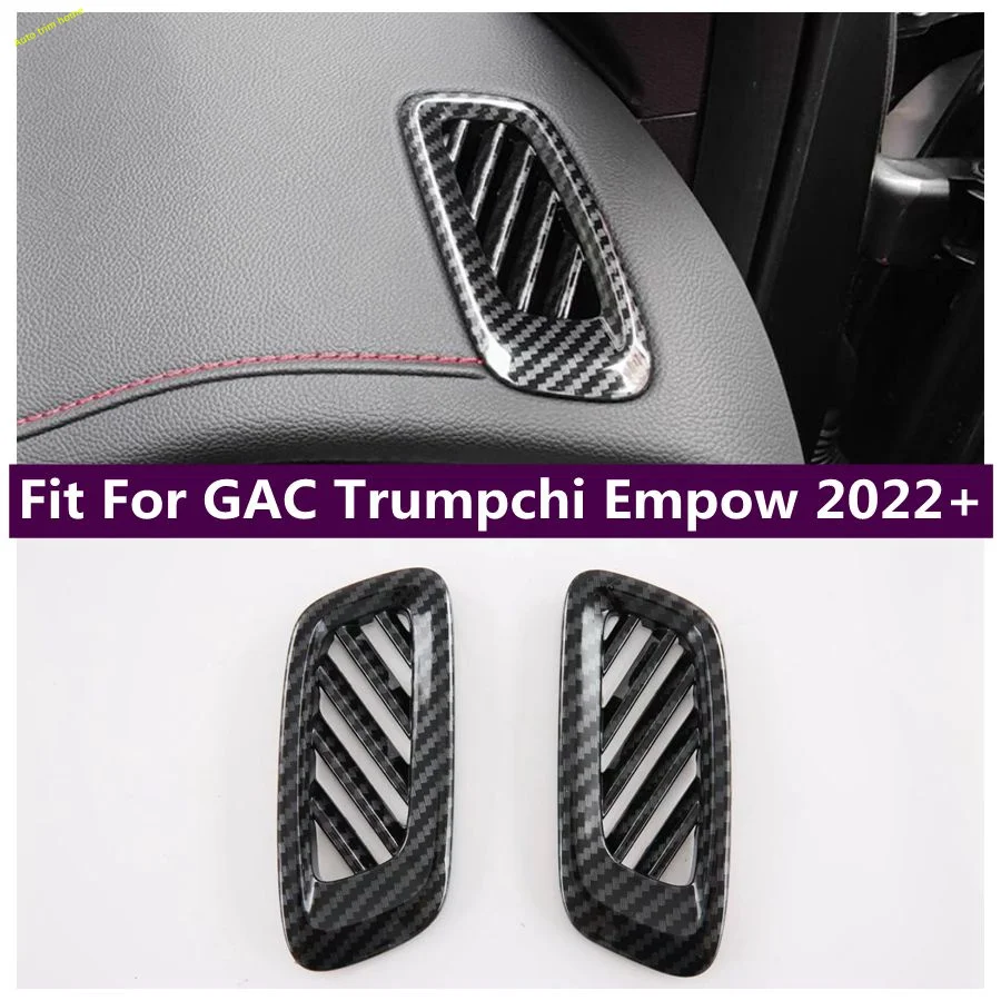 

Front Dashboard Upper Air Conditionnal Vent Cover Trim AC Outlet Decor Frame For GAC Trumpchi Empow 2022 - 2024 Car Accessories