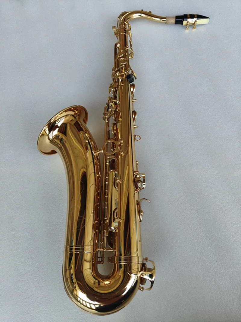 العلامة التجارية اليابانية الجديدة تينور YTS-62 تينور الساكسفون الذهب آلة موسيقية في Bb شقة المهنية الصف اللعب