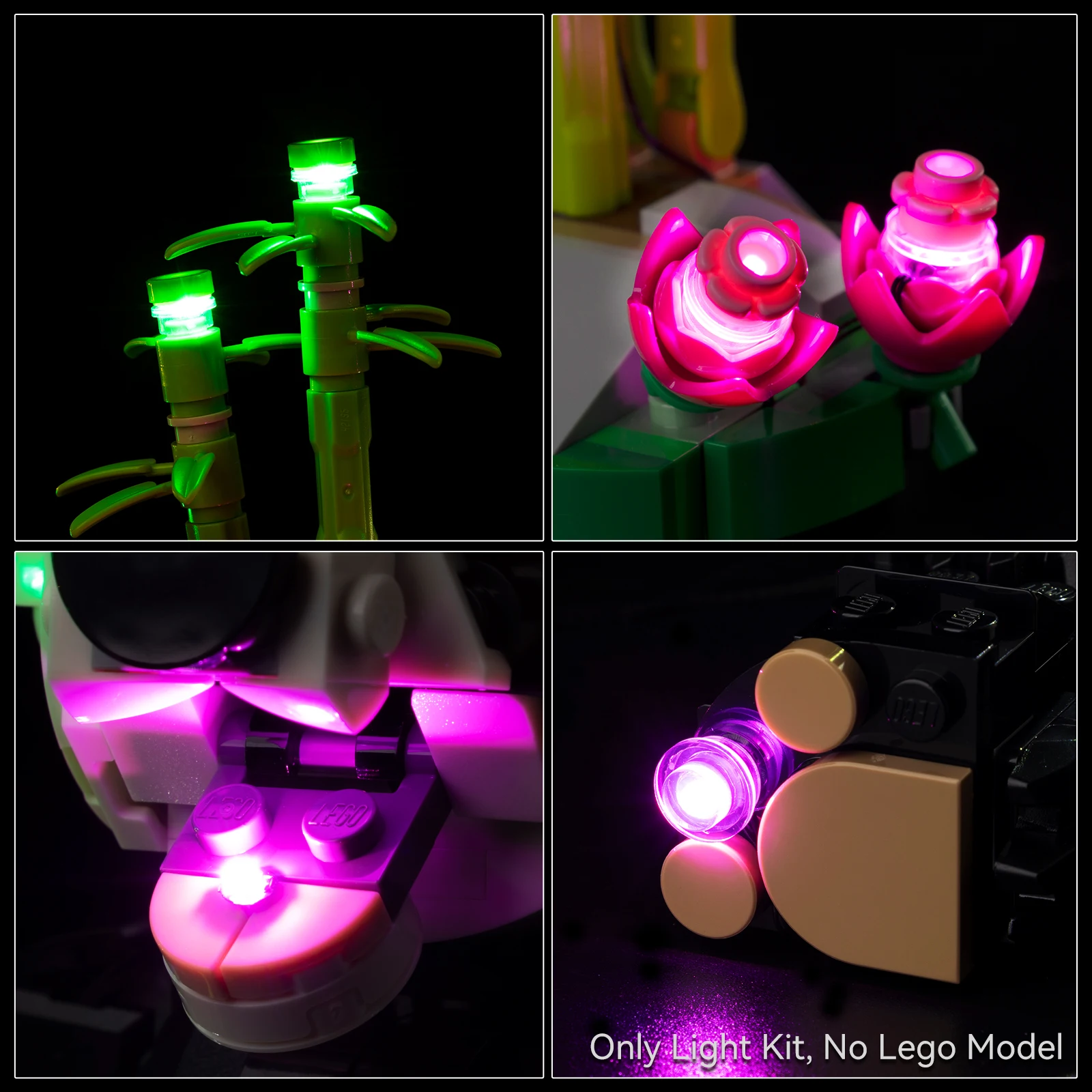 

LED Light Set for LEGO Wild Animals: Panda Family 31165 Building Blocks