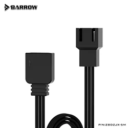 Barrow ARGB 5V 3PIN Motherboard Lamp Conversion Cable Pc Led Strip Extension Cable Connector LRC2.0 Addressable RGB ZBDZJX-5M