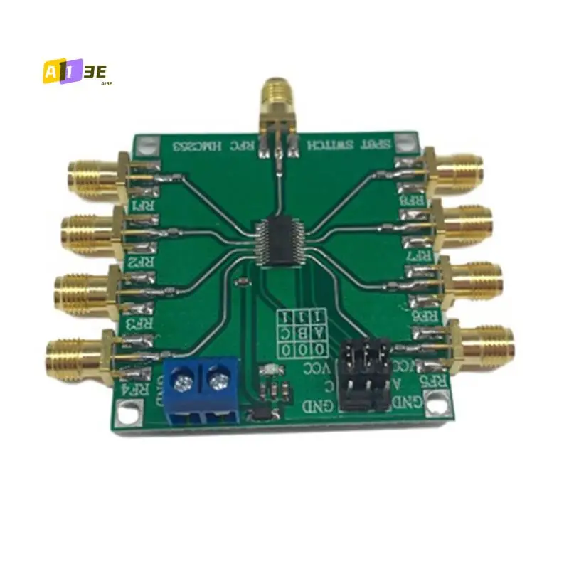 A13E-HMC253 DC-2.5 Ghz 多機能 RF 単極 8 投スイッチ Rf スイッチチャンネル選択アンテナモジュール耐久性のある簡単なインストール