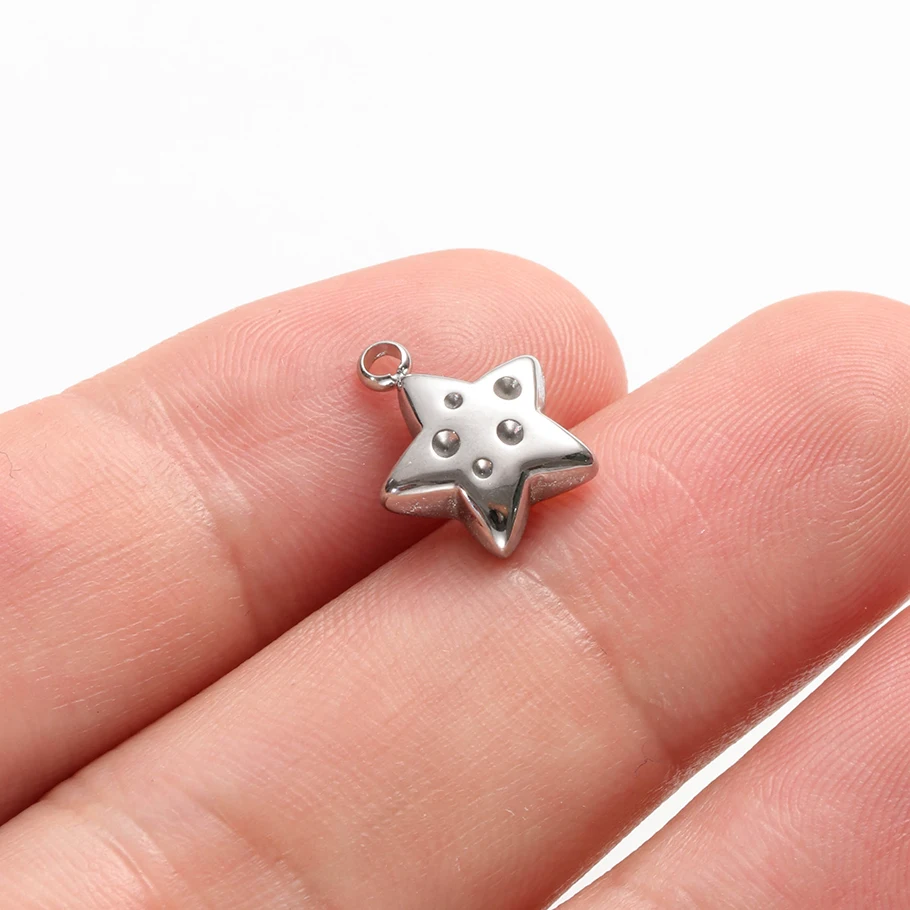 6 Stück/Set Niedliche Anhänger Kuchen Mädchen Kleid Edelstahl Charms für Schmuckherstellung Armband Halskette Schlüsselanhänger DIY Handgemachtes Material – Detail 5