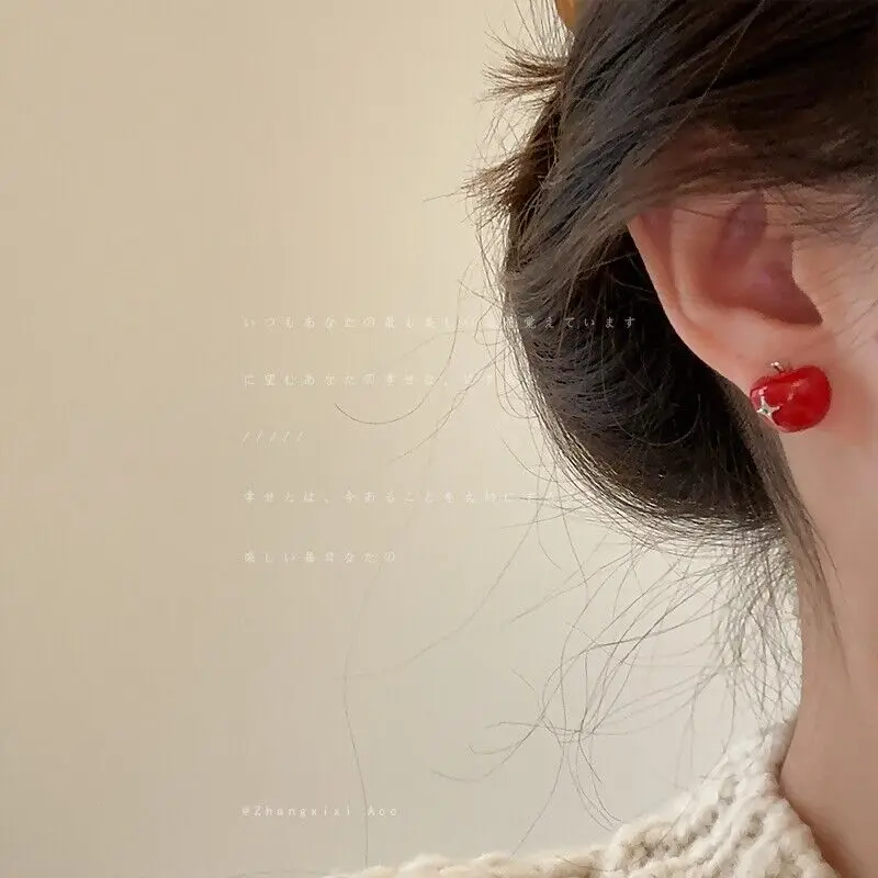 Love and Deepspace Ear Stud Cosplay Loop Caleb Apple Delicacy Fashion Originality Gift Anime Cute Rim