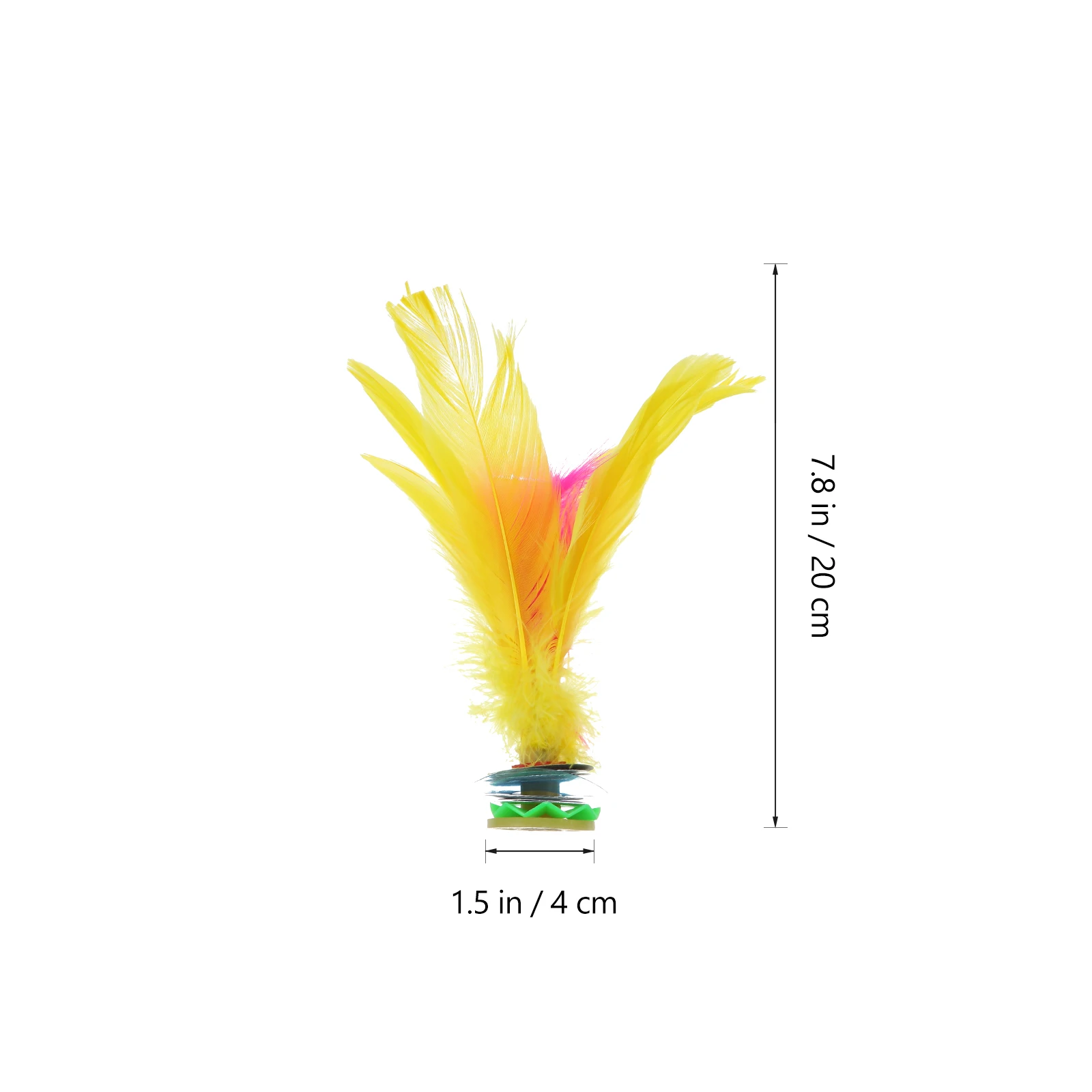 

5 Pcs Colored Lotus Shuttlecock Chinese Jianzi Outdoor Kids Kick Yellow Student