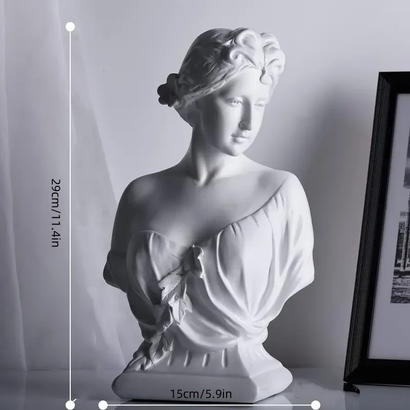 Resin Venus Greek Goddess Statue Elegant Classic Mythological Inspiration Home Decor Ornament Suitable for Living Room