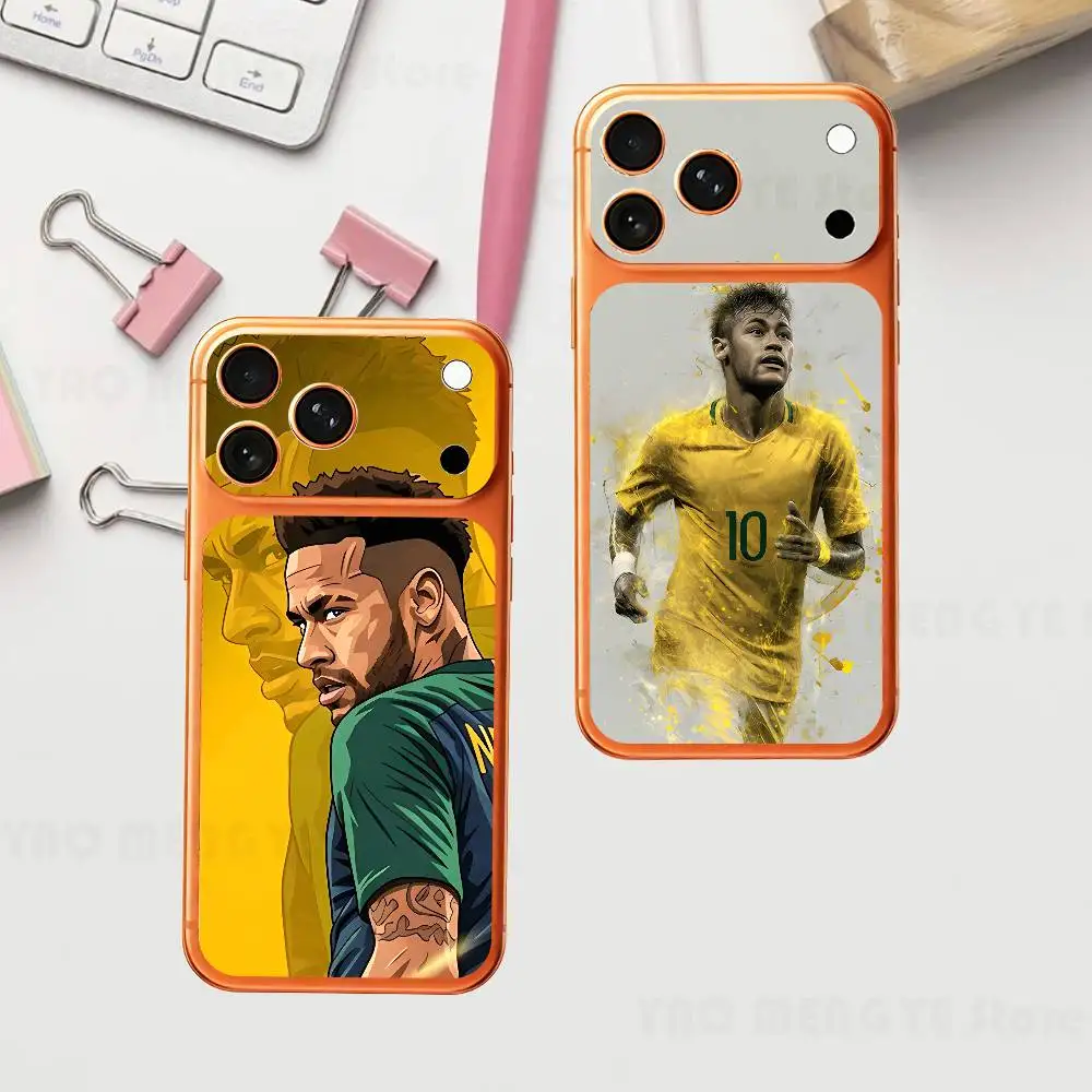 

Football N-Neymar-S Plain Decal Skin For IPhone17 Pro ProMax Back Film Cover Wrap Anti-scratch Durable Sticker
