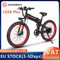 EU Stock Samebike LO26 PLUS Electric Bike 48V 15Ah Battery 1000W Motor 45KM/H Max Speed 26 inch Tyre Hydraulic Brake Bicycle