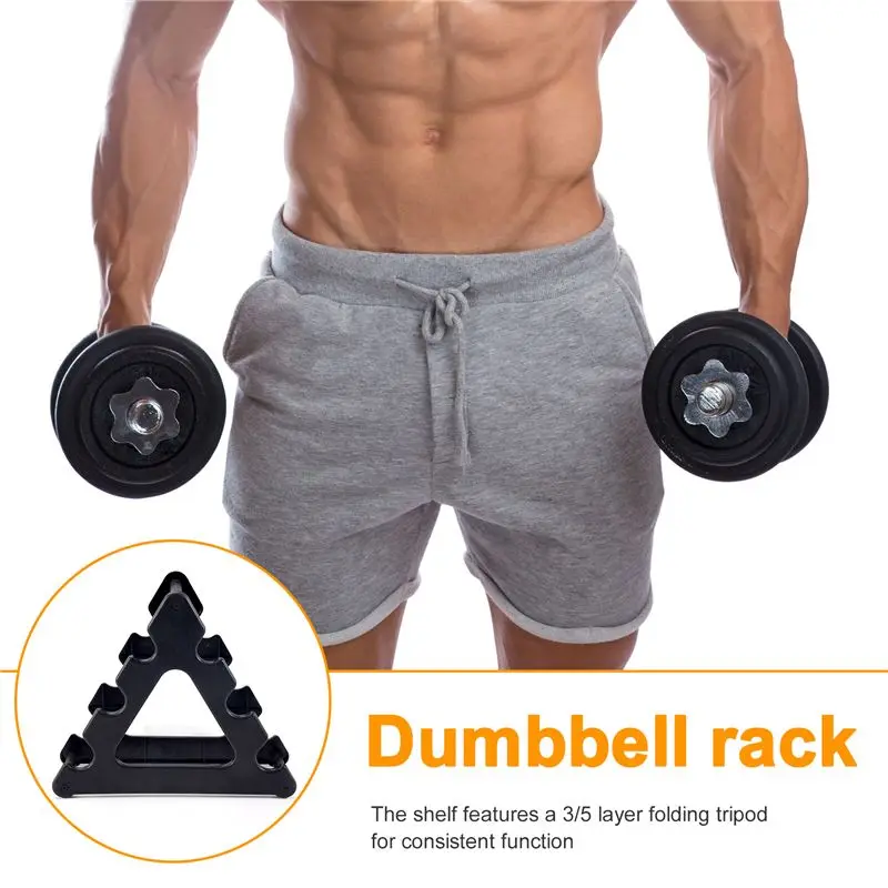 A08P-Weight Rack For Dumbbells Rack Multifunctional 3/5 Layer Rugged Dumbbell Holder For Household Use Dumbell Rack Stand