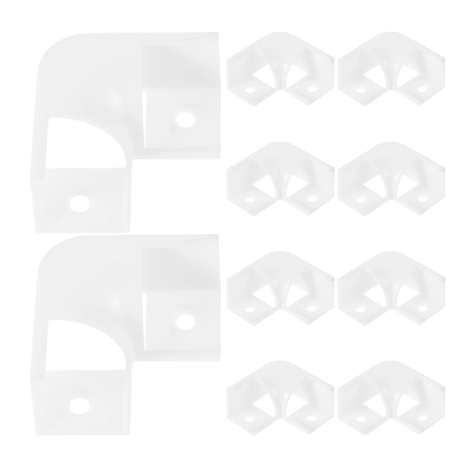 10 قطعة قطاع ضوء الزاوية طقم توصيل قنوات بلاستيكية على شكل حرف V 90 درجة تحول صالح لتركيب الإضاءة LED سهلة الإعداد #3