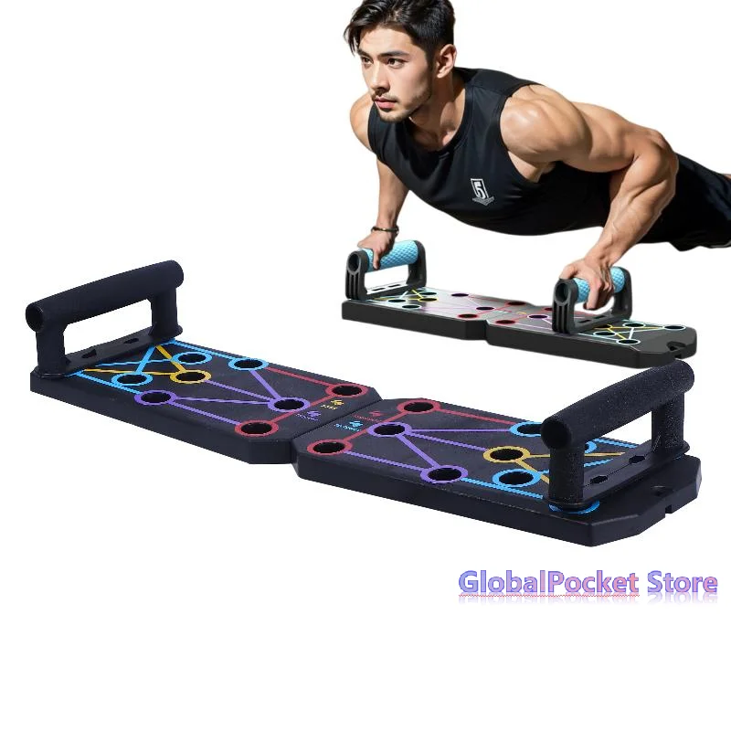 [TG823]1 Set Multifunctional Thicken Push Up Board Fitness Muscle Home Gym Push Up 20 Holes Push Up Stand gallery 2