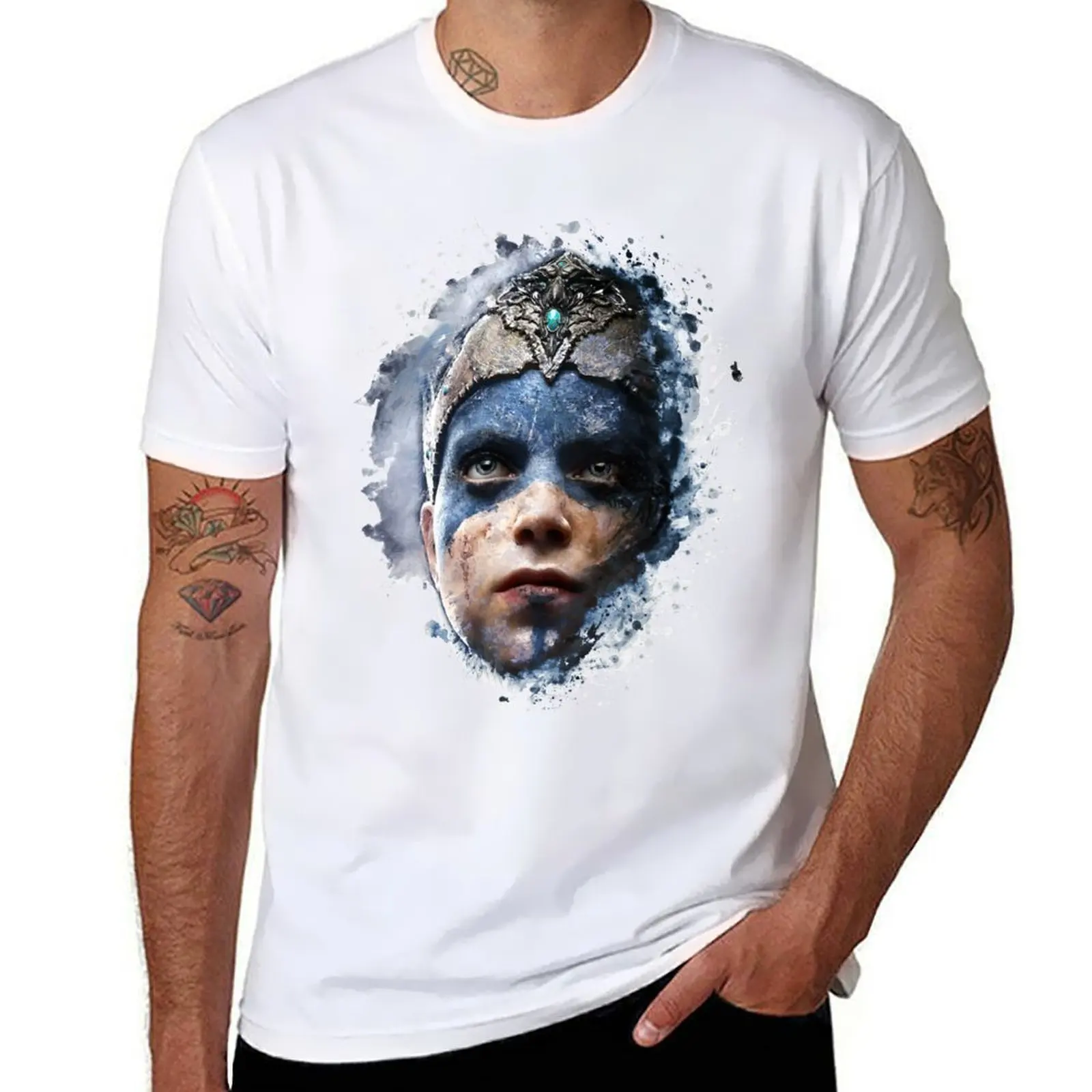 

Hellblade Senua's Sacrifice T-Shirt man tshirt t shirt man luxury T-Shirt