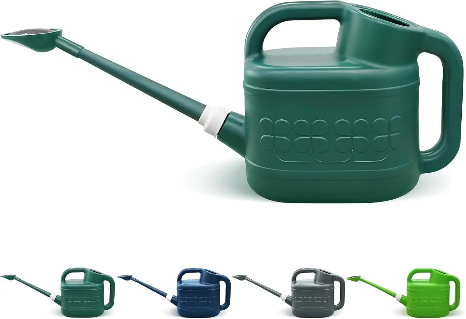 

2 Gallon Watering Can for Outdoor Plants with Removable Long Spout and Stainless Steel Sprinkler Head