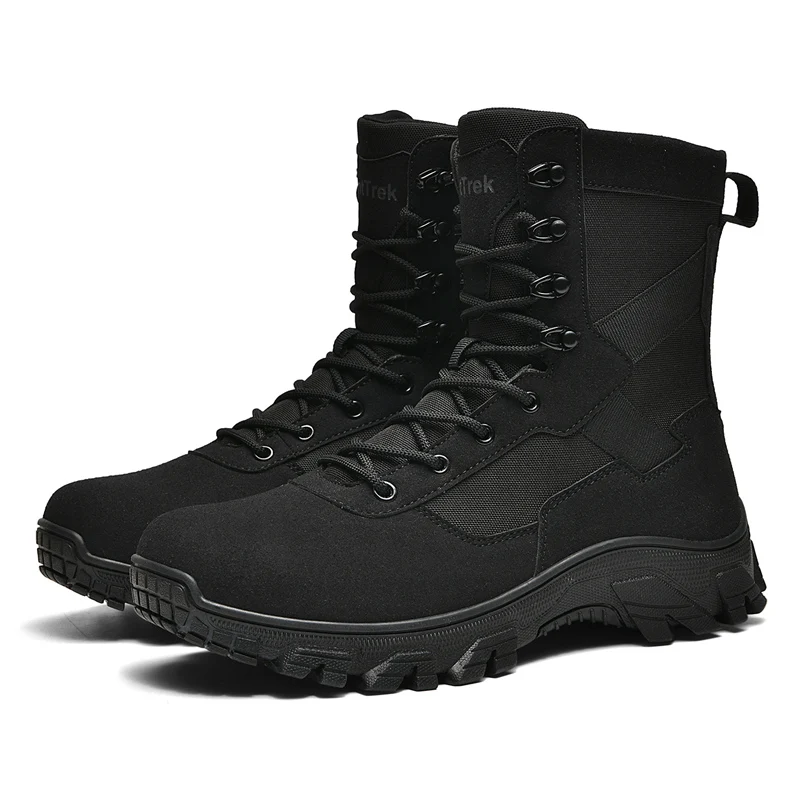 

New Men Tactical Boots Male Army Shoes Military Outdoor High Quality Training Shoes Rapid Response Safety Ultrallight Waterproof