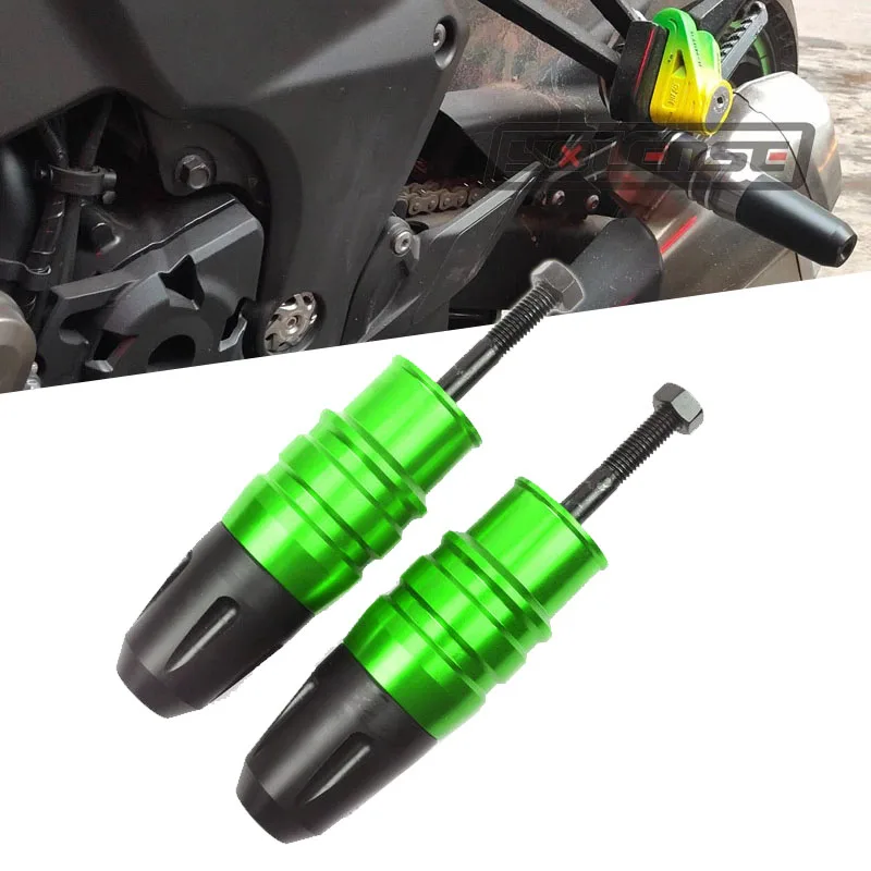 fit For Z650 Z800 Z900 Z900RS Z1000 Z1000SX Exhaust Frame Sliders Crash Pads Falling Protector Accessories 10MM