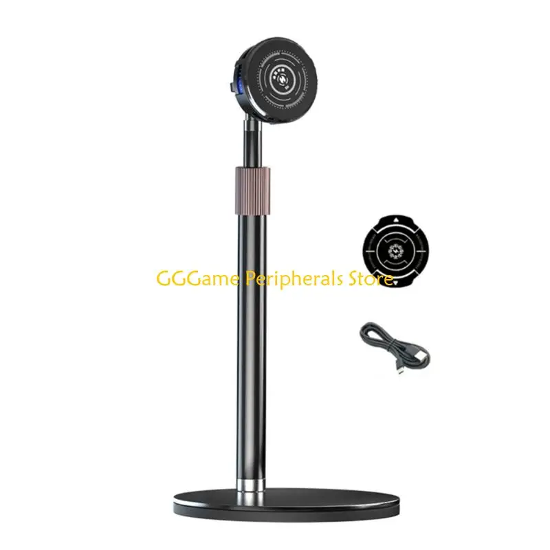 U55B Aluminum Phone Mount with Adjustable Height & Strong Magnet for Stable Viewing
