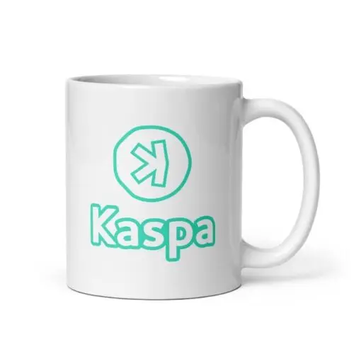 Kaspa Crypto Mug, Kaspa Merch, Kaspa Gift, Kaspa Miner Coffee Mug, Kaspa Mining