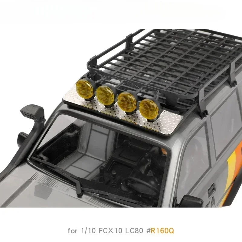 Simulatie Bagagerek Front End Metalen Antislip Beschermend Paneel voor 1/10 FMS FCX10 LC80 Accessoires