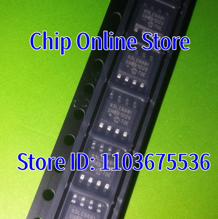 5~100pcs  93LC66B-I/SN  93LC66BT-I/SN  93LC66B  SOIC8  New Original  EEPROM