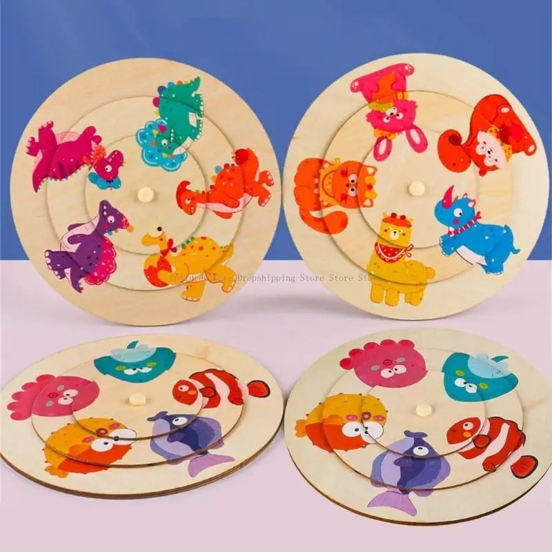 Toy jeu jeu puzzle en bois d'apprentissage