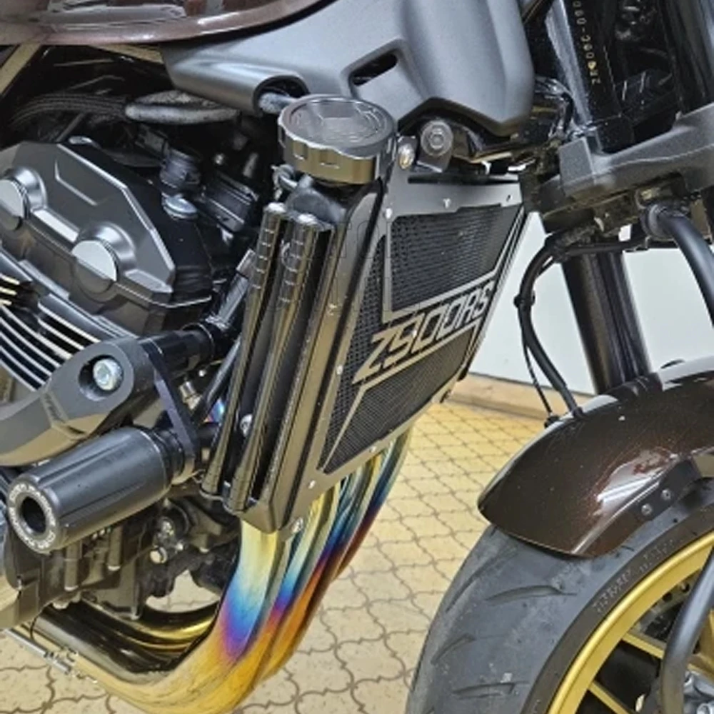 

Для мотоциклов Kawasaki Z900RS Z 900RS Z900 RS SE 2021 ~ 2026: Комплект защитных боковых накладок на радиатор (защитные дуги)