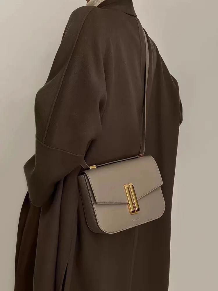 2025 Nieuwe klassieke tofu tas lederen schoudertas crossbody tas kleine vierkante tas uniek creatief klein formaat merk