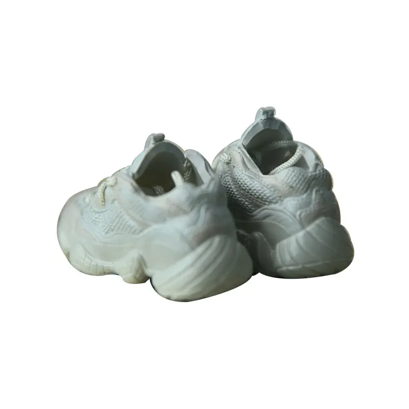 Mini chaussure de sport de basket-ball en plastique PVC, 1/6 BJD, compatible avec Humman Finger Skateboard, accessoires pour jouets, rencontre 3D