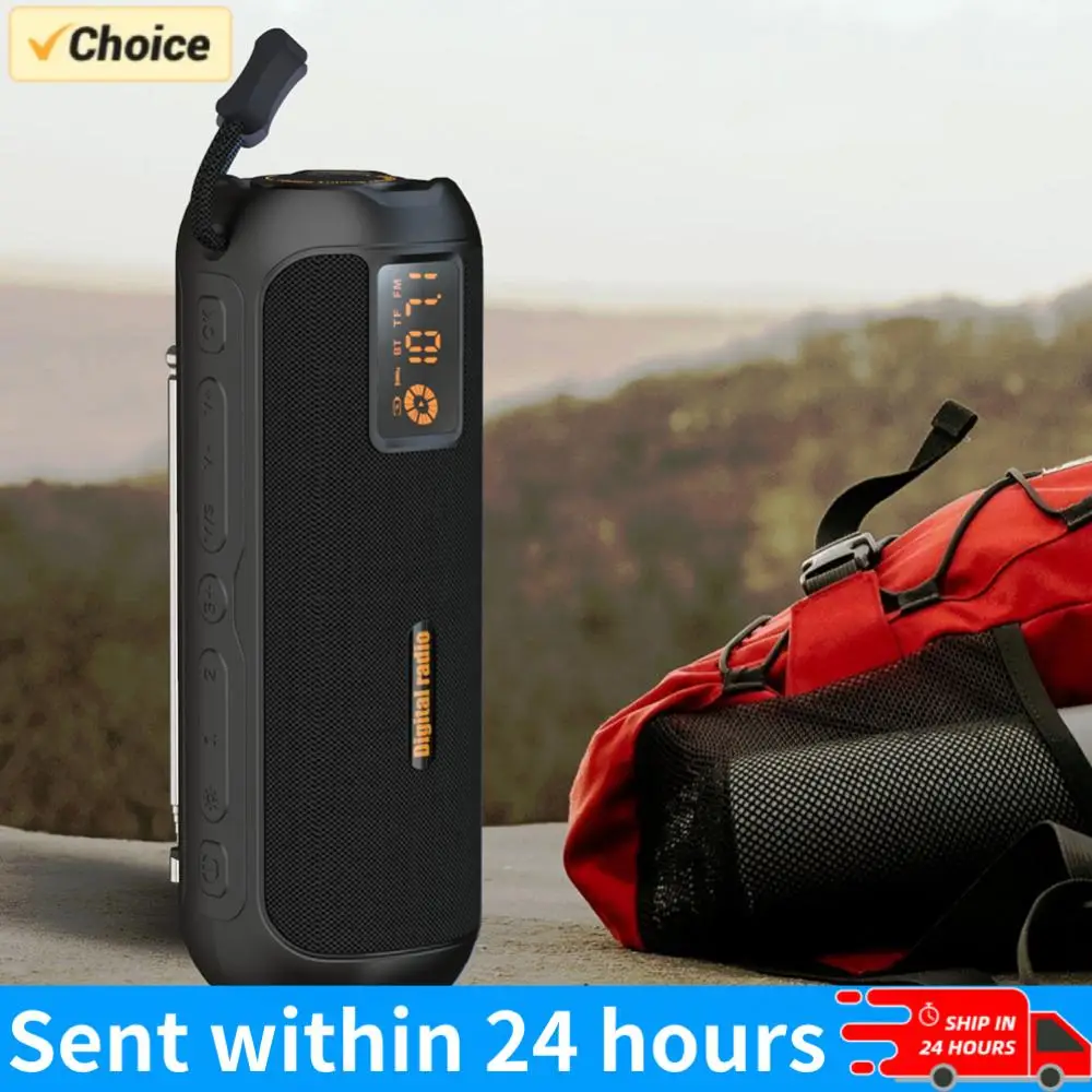 

Портативная Bluetooth-колонка с беспроводным радио, 10 Вт, стерео, поддержка TF-карт, AM/FM-радио, перезаряжаемая, для дома, кухни, улицы