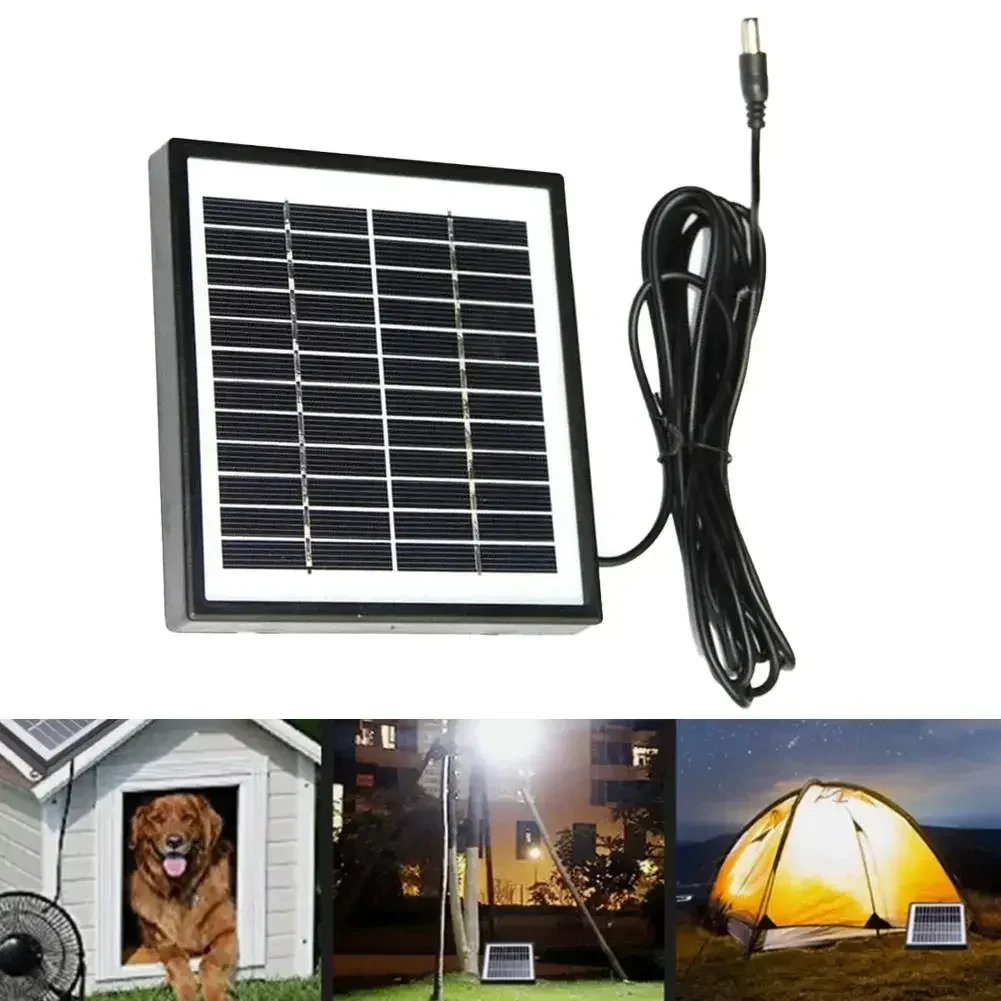 Secure Mounting Home Use Outdoor Use 2W 12V Solar Panel Laminated Glass Solar Panel 3 Meters Cable Class A Polysilicon