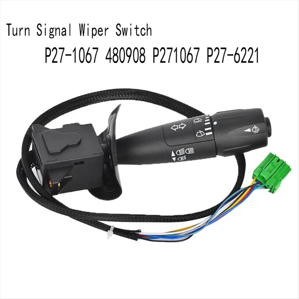 Interruptor de Señal de Giro y Limpiaparabrisas para Peterbilt Kenworth P27-1067 480908 P271067 P27-6221